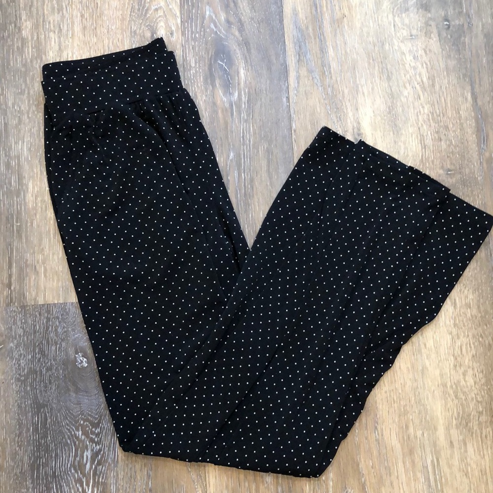 Jones New York Black polka dot pants